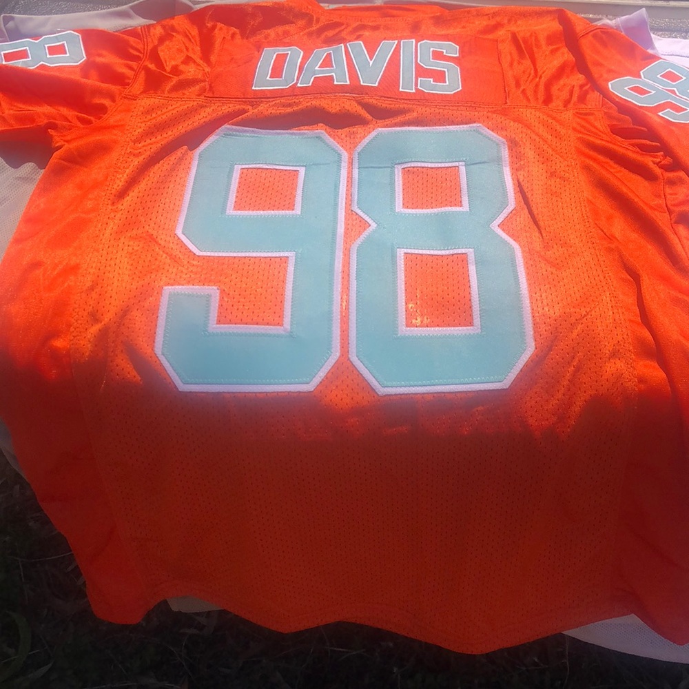 New unlabeled MIAMI DOLPHINS #98 Raekwon Davis XL Rookie training jersey NWOT